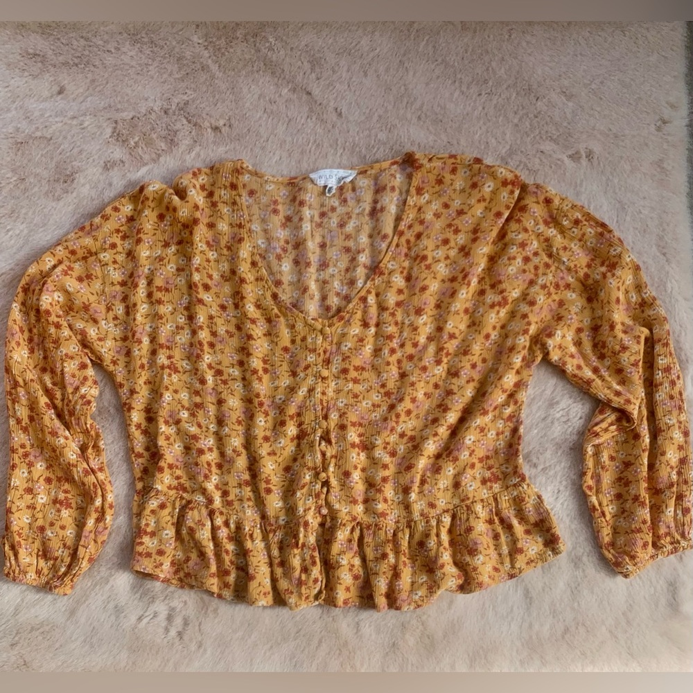 #Summer50-Wild Skye boho ruffled blouse top - Picture 4 of 8